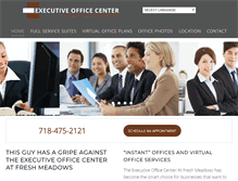 Tablet Screenshot of executiveofficefm.com